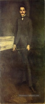 portrait Tableau Peinture - Portrait de George W. Vanderbilt James Abbott McNeill Whistler